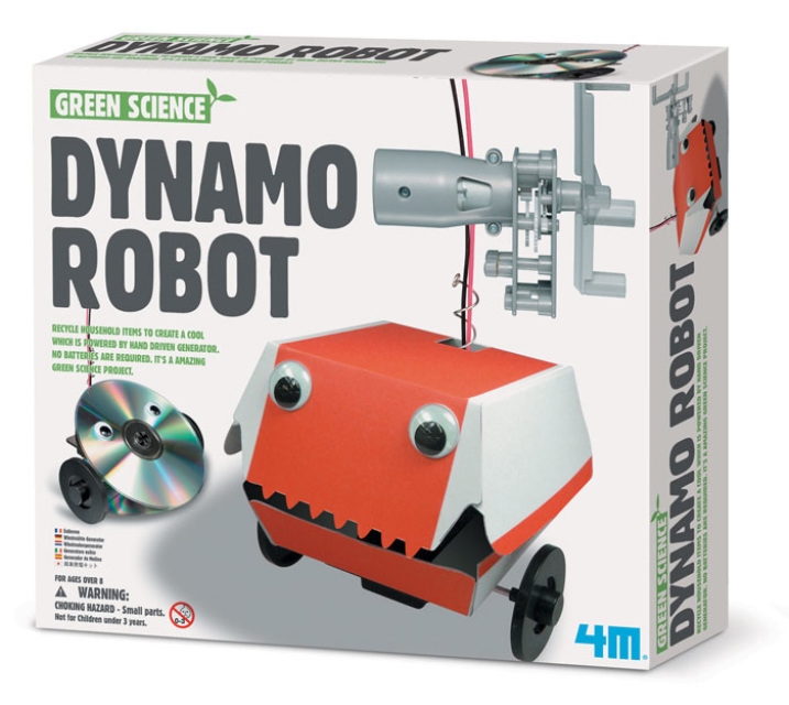 Green Science Dynamo Roboter Experimentierkasten 4M MINT 